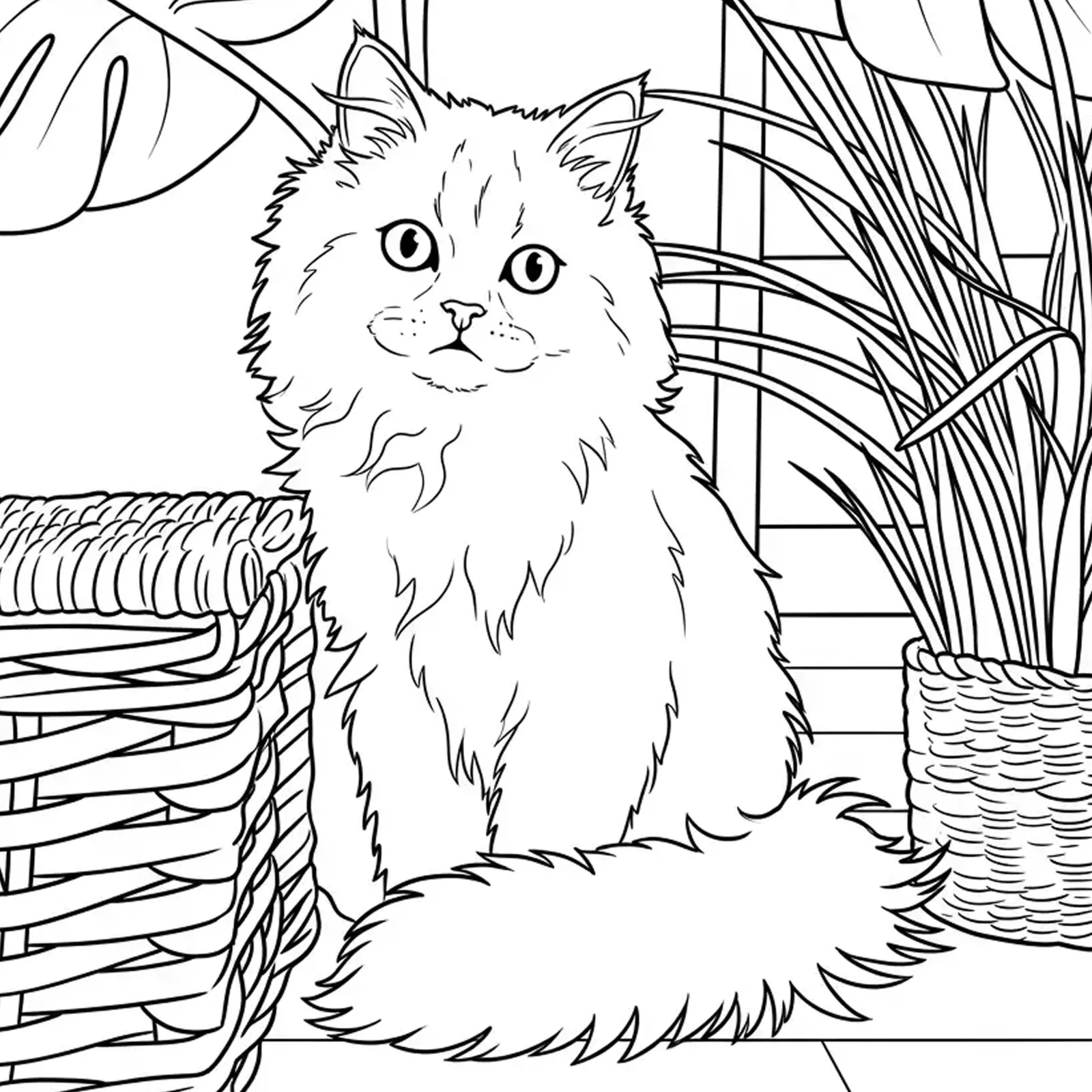 Watermelon drink coloring page sample